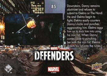 2018 Upper Deck Marvel's The Defenders #85 You're Gonna Fail Here. Back