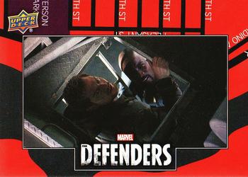 2018 Upper Deck Marvel's The Defenders #97 Stop Staring. Start Climbing. Front