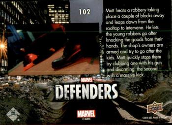 2018 Upper Deck Marvel's The Defenders #102 They're Just Kids Back