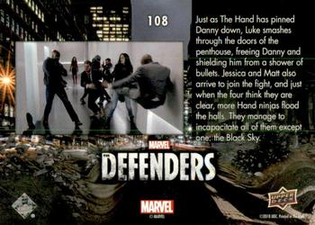 2018 Upper Deck Marvel's The Defenders #108 Something Else. Back
