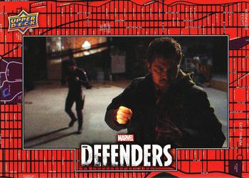 2018 Upper Deck Marvel's The Defenders #121 Don't Make Me Use This Front
