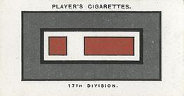 1924 Player's Army Corps & Divisional Signs 1914-1918 #34 17th (Northern) Division Front
