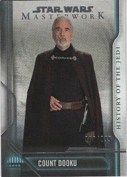 2018 Topps Star Wars Masterwork - History of the Jedi #HJ-3 Count Dooku Front