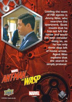 2018 Upper Deck Marvel Ant-Man and the Wasp #6 Agent Woo Back