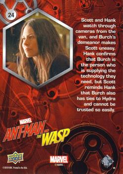 2018 Upper Deck Marvel Ant-Man and the Wasp #24 Burch's Restaurant Back