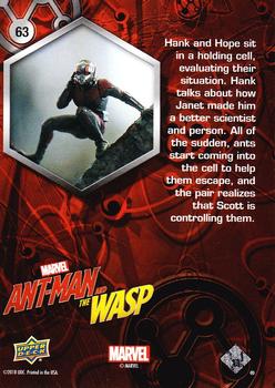 2018 Upper Deck Marvel Ant-Man and the Wasp #63 On The Fence Back