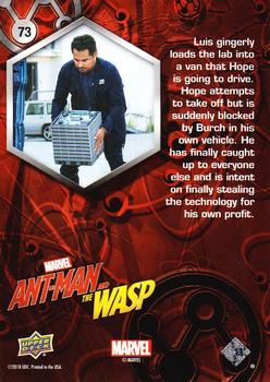 2018 Upper Deck Marvel Ant-Man and the Wasp #73 Don't Drop It! Back