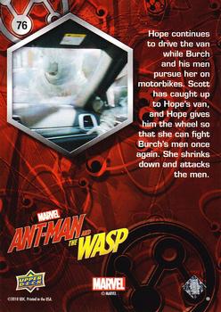 2018 Upper Deck Marvel Ant-Man and the Wasp #76 Phasing Back