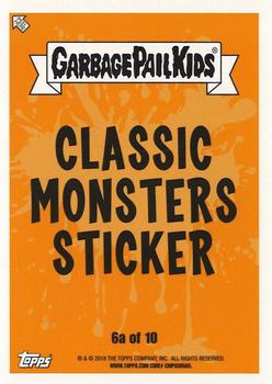 2018 Topps Garbage Pail Kids: Oh, the Horror-ible! - Classic Monster Stickers #6a Spacey Stacy Back