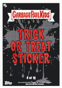 2018 Topps Garbage Pail Kids: Oh, the Horror-ible! - Trick or Treats #8 Scarburst Back