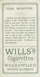 1900 Wills's Cigarettes Animals & Birds (Descriptive) #NNO Monitor Lizard Back