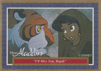 1993 Dynamic Marketing Disney’s Aladdin #6 I’ll miss you, Rajah Front