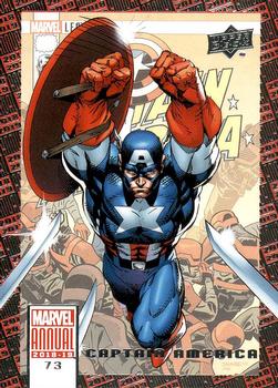 2018-19 Upper Deck Marvel Annual #73 Captain America Front