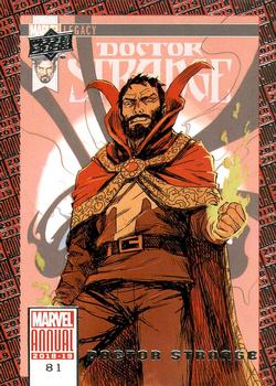 2018-19 Upper Deck Marvel Annual #81 Doctor Strange Front