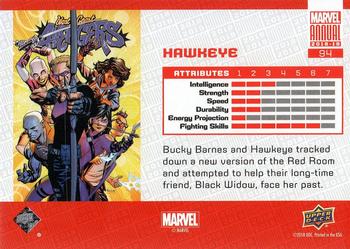 2018-19 Upper Deck Marvel Annual #94 Hawkeye Back