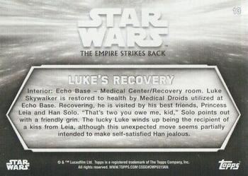 2019 Topps Star Wars Black & White: The Empire Strikes Back #13 Luke's Recovery Back
