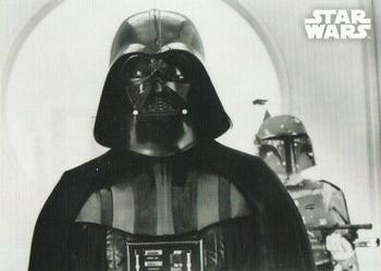 2019 Topps Star Wars Black & White: The Empire Strikes Back #93 Boba Fett Reveals himself Front