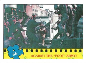 1990 Regina Teenage Mutant Ninja Turtles: The Movie #66 Against the “Foot” Army! Front