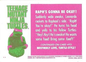 1990 Regina Teenage Mutant Ninja Turtles: The Movie #92 Raph’s Gonna Be Okay! Back