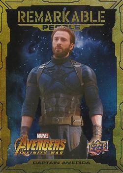 2018 Upper Deck Marvel Avengers Infinity War - Remarkable People #RP6 Captain America Front