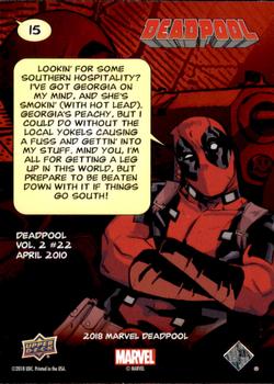 2019 Upper Deck Marvel Deadpool #15 The Helmet Back