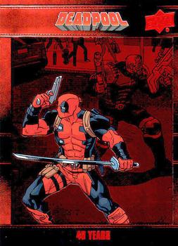 2019 Upper Deck Marvel Deadpool #38 40 Years Front