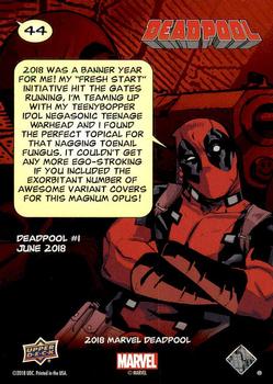2019 Upper Deck Marvel Deadpool #44 Pool Cycle Back