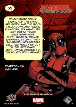 2019 Upper Deck Marvel Deadpool #55 Official Business Back