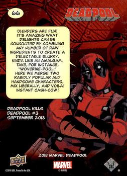 2019 Upper Deck Marvel Deadpool #66 Wolverine-Pool Back