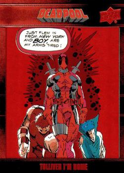 2019 Upper Deck Marvel Deadpool #85 Tolliver I'm Home Front
