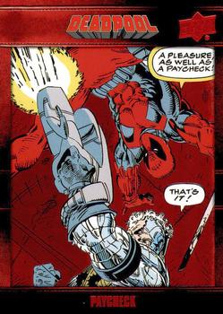 2019 Upper Deck Marvel Deadpool #99 Paycheck Front