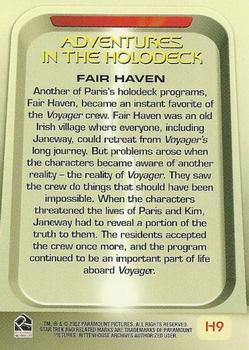 2002 Rittenhouse The Complete Star Trek: Voyager - Adventures in the Holodeck #H9 Fair Haven Back