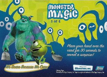 2001 Topps Monsters, Inc. - Monster Magic #3 Monster Back