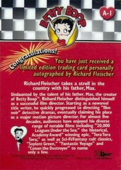 2001 Dart Betty Boop - Autographs #A-1 Richard Fleischer Back