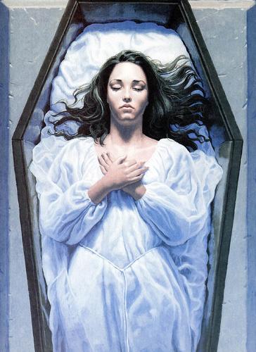 1993 Comic Images Greg Hildebrandt's Dracula Keepsake Collection #NNO Miss Lucy's resting place Front