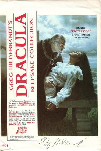 1993 Comic Images Greg Hildebrandt's Dracula Keepsake Collection #NNO Dracula Collection Front