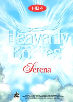 2001 Rittenhouse Hercules: The Complete Journeys - Heavenly Bodies #HB4 Serena Back