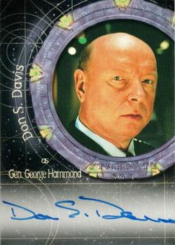 2001 Rittenhouse Stargate SG-1 Premiere Edition - Autographs #A2 Don S. Davis Front