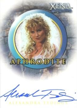 2001 Rittenhouse Xena Season 6 - Autographs #A11 Alexandra Tydings Front