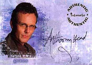 2000 Inkworks Buffy Reflections the H.S. Years - Autographs #A1 Anthony Stewart Head Front