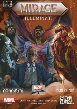 2018 Upper Deck Marvel Masterpieces - Mirage #8 Illuminati Back