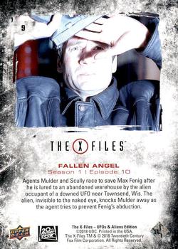 2019 Upper Deck The X-Files UFOs and Aliens Edition #9 Fallen Angel Back