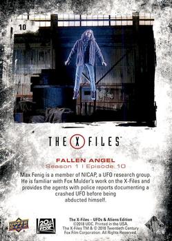 2019 Upper Deck The X-Files UFOs and Aliens Edition #10 Fallen Angel Back