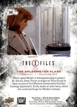 2019 Upper Deck The X-Files UFOs and Aliens Edition #24 The Erlenmeyer Flask Back