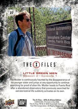 2019 Upper Deck The X-Files UFOs and Aliens Edition #27 Little Green Men Back