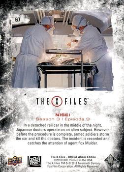 2019 Upper Deck The X-Files UFOs and Aliens Edition #67 Nisei Back