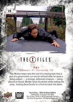 2019 Upper Deck The X-Files UFOs and Aliens Edition #75 731 Back