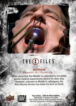 2019 Upper Deck The X-Files UFOs and Aliens Edition #208 Within Back