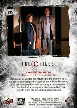 2019 Upper Deck The X-Files UFOs and Aliens Edition #235 Three Words Back