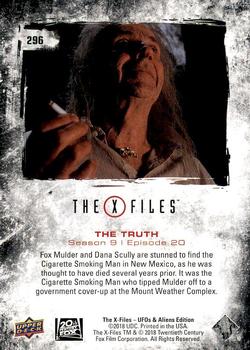 2019 Upper Deck The X-Files UFOs and Aliens Edition #296 The Truth Back